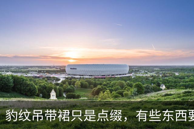豹纹吊带裙只是点缀，有些东西要靠自己！